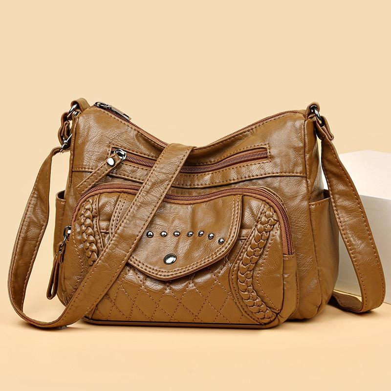 Freizeit Umhängetasche Mehrschichtig Gewebt