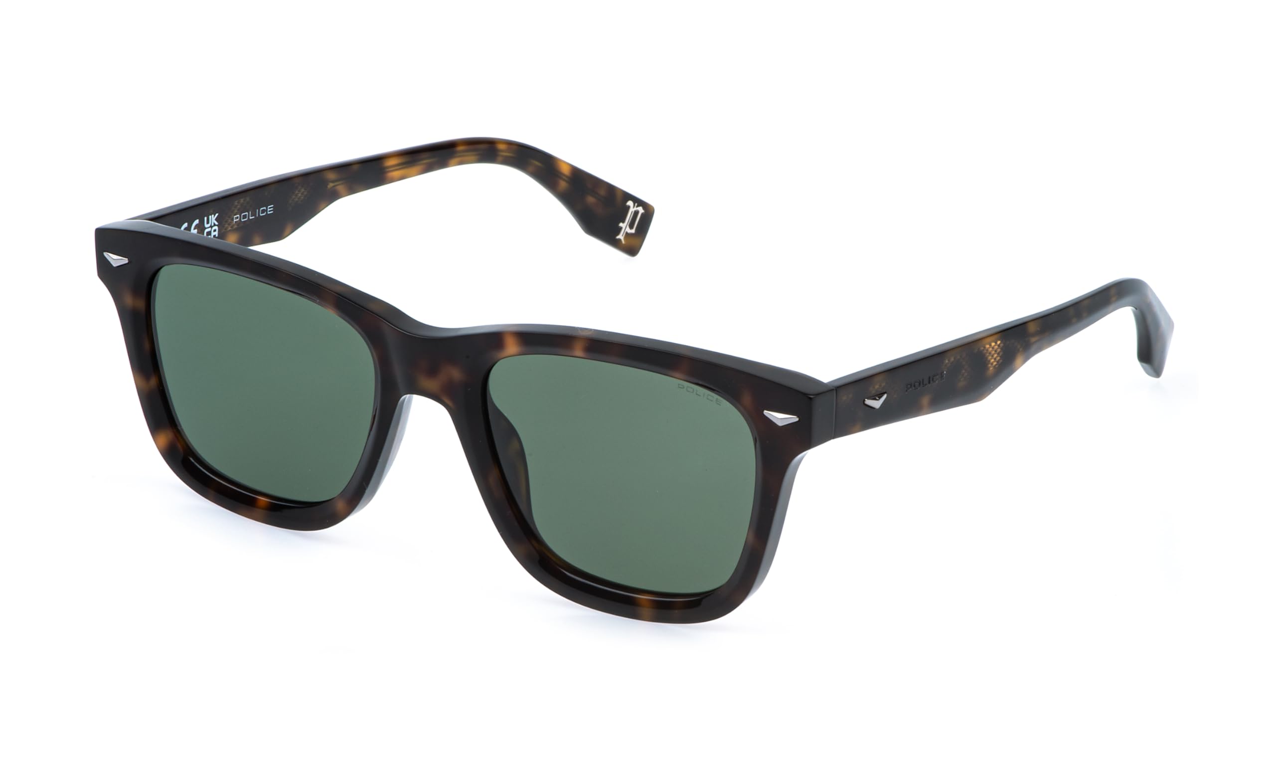 

Square Sunglasses SPLR80 5302BL [Police][Authorized Import] Men s зелений