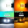 2pcs 1156 BAU15S PY21W 1156 BA15S P21W 1157 BAY15D P21 5W 7443 W21 5W T20 Car LED Bulbs Light 144smd Reverse Turn Signal Light Bulbs 7