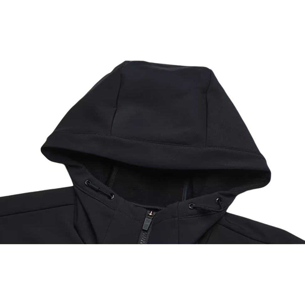 Fila Fitness Outdoor Series Casual Hooded Long Sleeve Jacket Men Jacket Deep-Black A11M441706F-BK