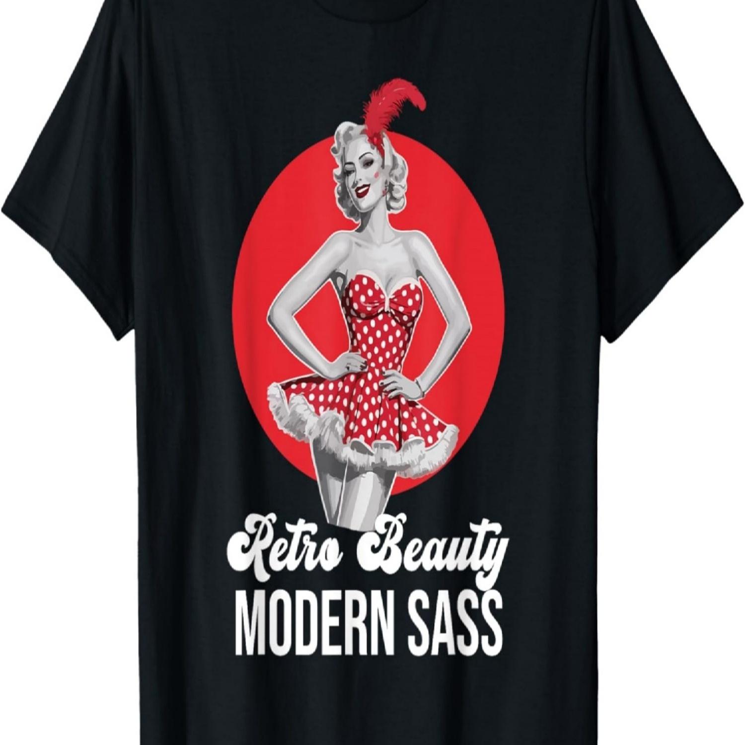 

Retro Beauty Pinup Girl Pin Up Pride Vintage American T-Shirt S чёрный
