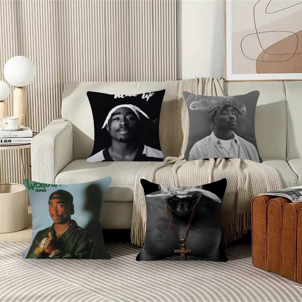 PC Tupac SShakur Pillow Cover Sofa Cushion Cover Home Room Decoration Children Gift