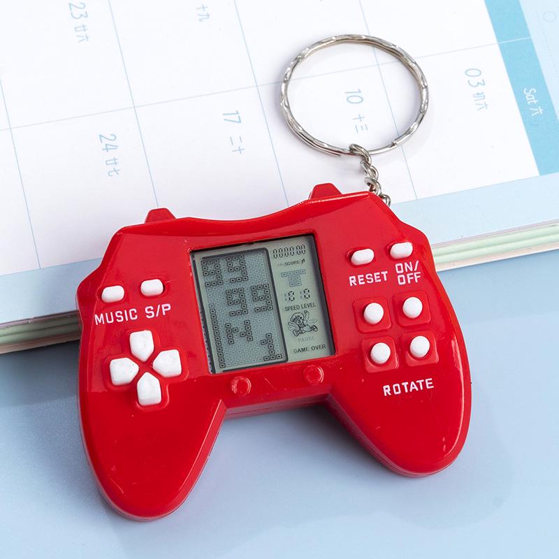 Mini Retro Tetris Handheld Game Console Keychain