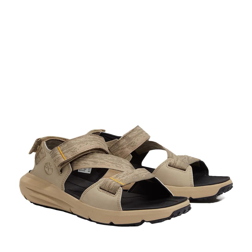Timberland Motion Dune Textile, Synthetic Leather Beach Sandals Men's Brown TB0A6DPPEVH