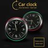 Car Sticker 1pcs Car Center Console Air Conditioner Quartz Luminous Clock Watch For Mercedes Benz A C E S G Class GLC CLE CLA GL