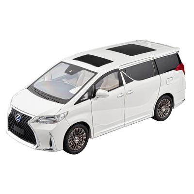 1/18 Lexus LM300 MPV Legierungsautomodell Druckguss Metall Nutzfahrzeuge Automodell Simulation Ton und Licht Kinderspielzeug Geschenke
