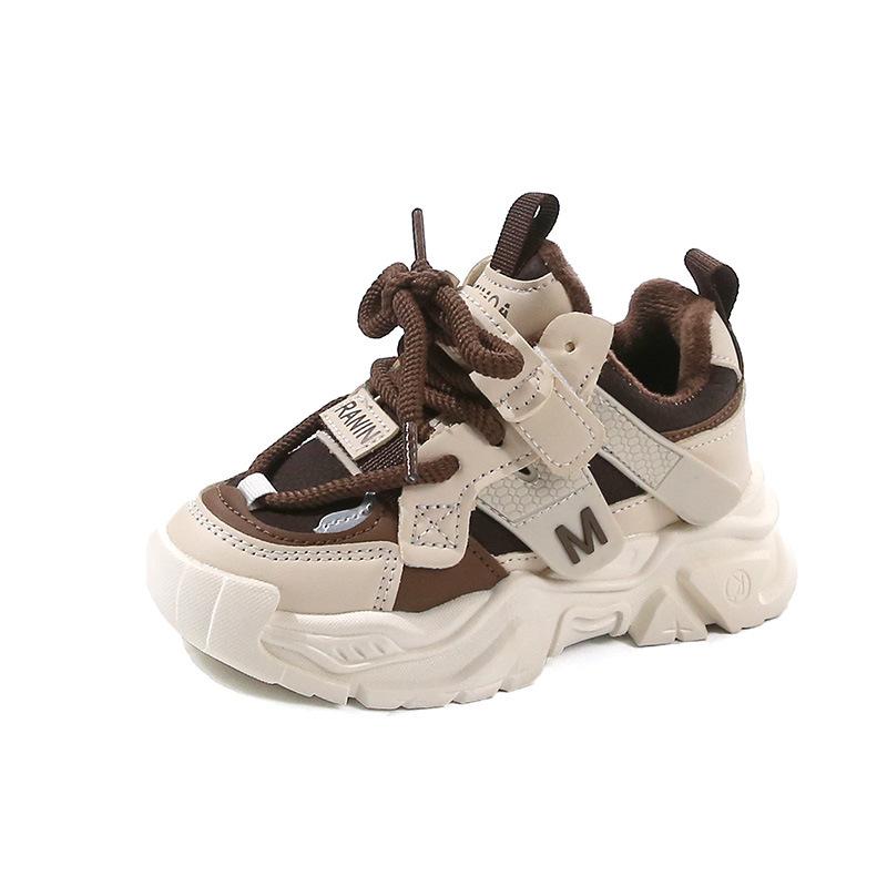 

Теплые и бархатистые спортивные туфли из двухслойного хлопка будут популярны зимой 2025 года. Повседневная обувь для мальчиков универсальна и модна. Женские кроссовки-папы 22-26 yards, 5 pairs in one hand хаки