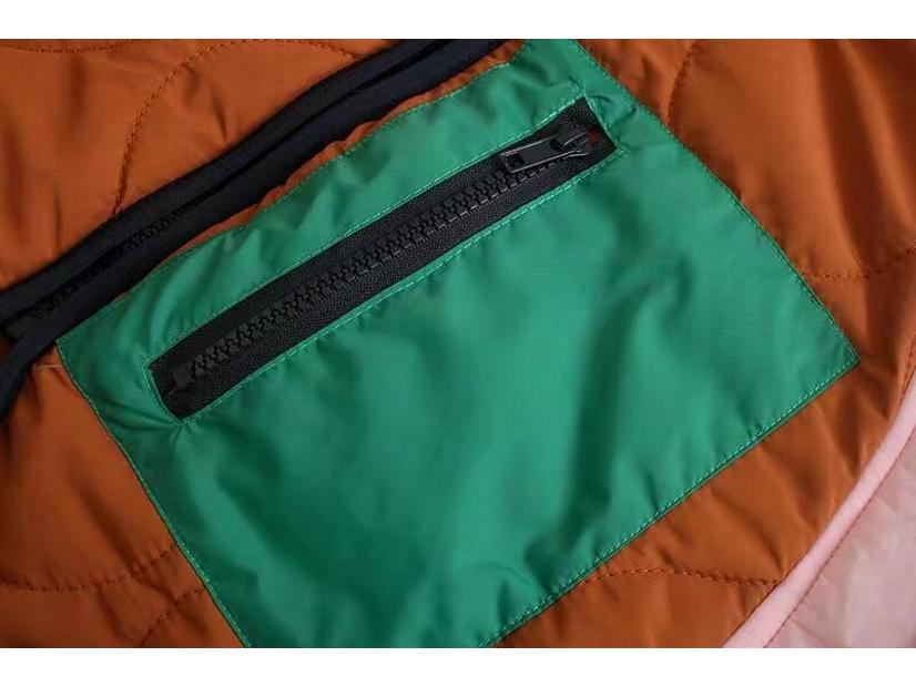 European & American Women's Fashion Fleece-Spliced Short Jacket