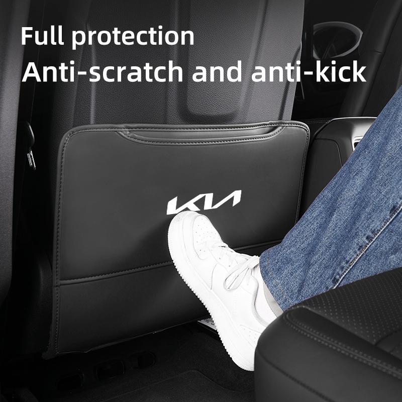 Tappetino Anti-Calcio per Sedile Auto Coprisedile in Pelle Protettivo Interni Per KIA Sportage Rio Ceed Niro Soul Stonic Picanto Proceed Sorento
