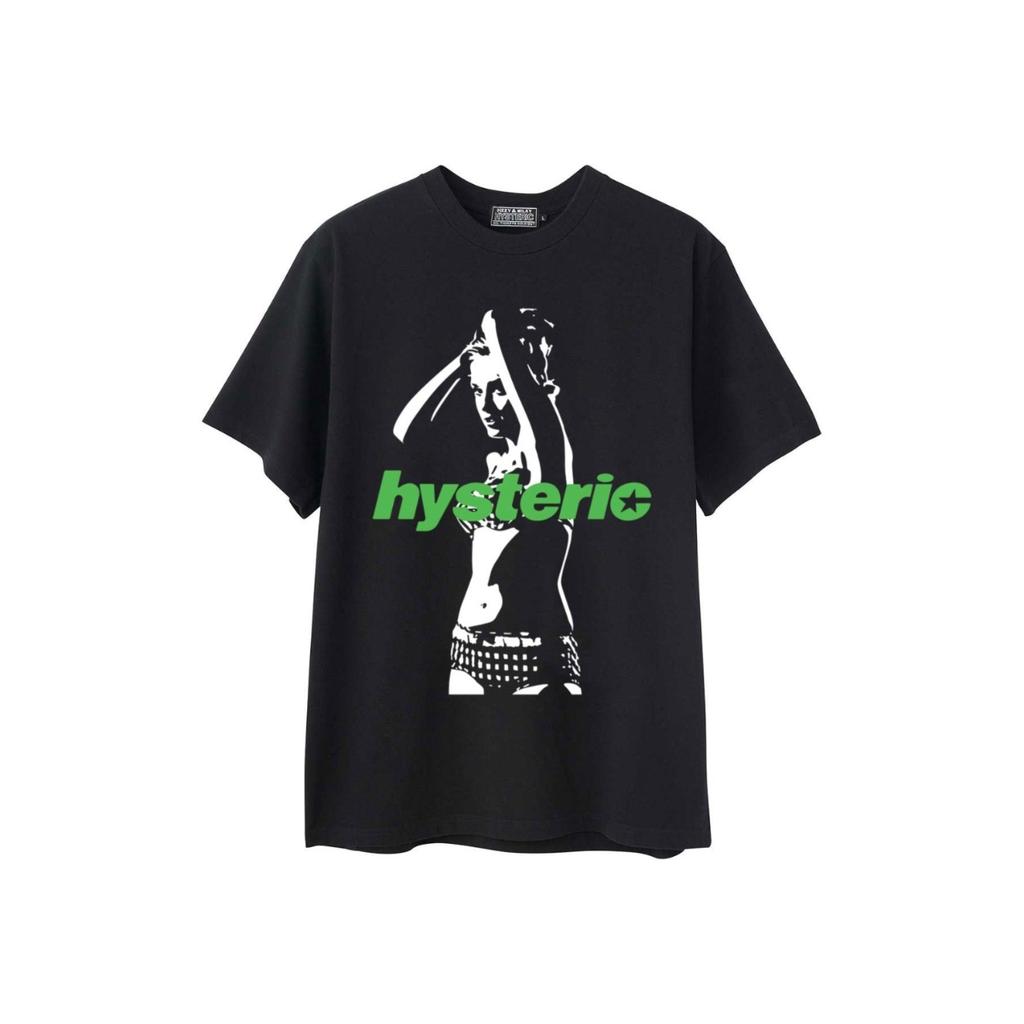 Hot Sale HYSTERIC American Retro 90's Fashion Graphic Print T-shirt Men Women High-street Harajuku Fashion Summer New Tee Loose Casual Oversized Top