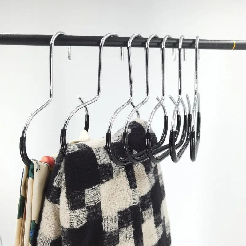 2/5Pcs Durable Circle Ring Hat Hanger Closet Hat Hanger Baseball Cap Rack Organizer Hat Hanging Holder Scarf Towel Tie Storage
