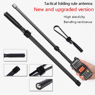 1ks 47cm Skládací Anténa Sma-Samice Vhf Uhf Pro Uv-5R 9R 6R Uv82 Příslušenství