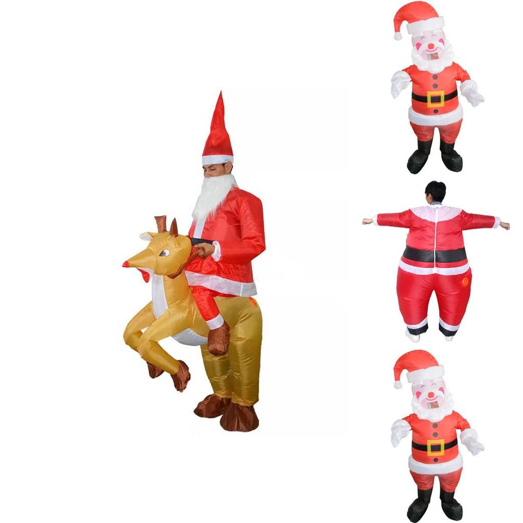 Costume gonfiabile di Babbo Natale di alta qualità per feste e cosplay