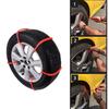 10X Auto Anti-Rutsch Schnee Reifen Reifenkette Rindersehne Rad Nylon Kette Riemen cckkM