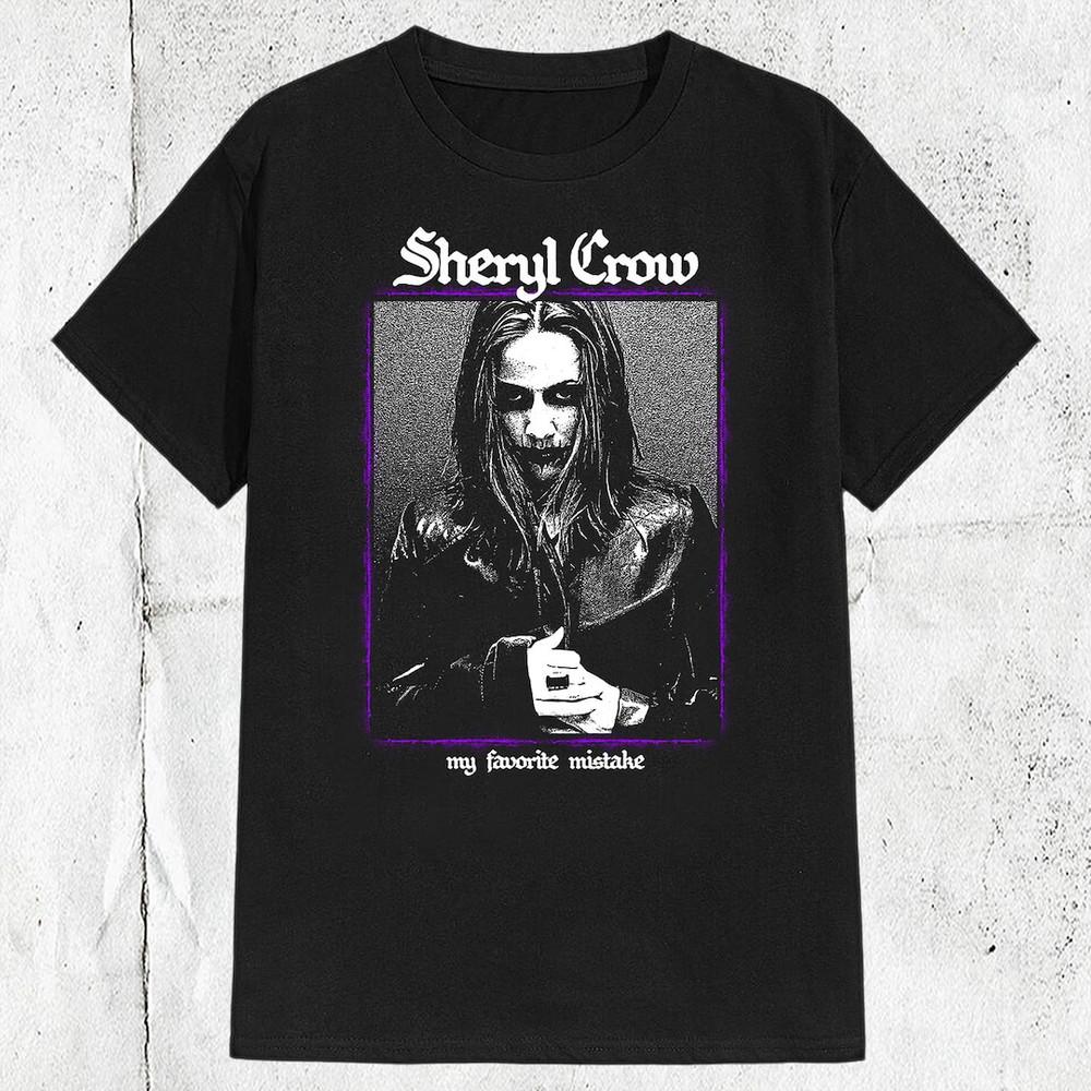 New Sheryl Crow Singer Heavy Cotton Black S5XL T Shirt AG582 Unisex T-Shirt M