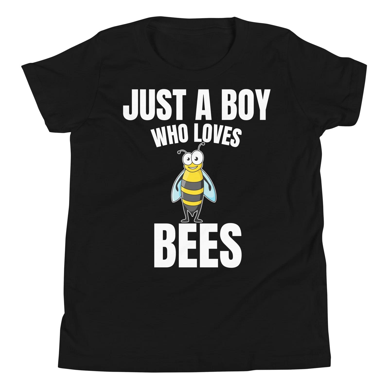 

Just a Boy who Loves Bees Bee Lover insect Lover Youth Boys T-Shirt 130