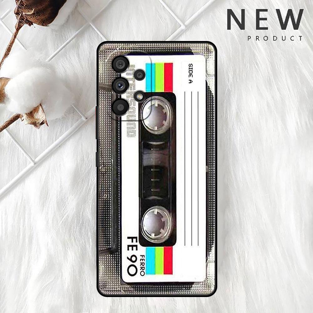 

Магнитный чехол для кассеты с радио для Samsung Galaxy A52 A12 A51 A32 A21s A71 A32 5G A12 A22 A53 A31 A13 A72 A04 Чехол для телефона Samsung A53 5G