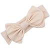 Fascia per capelli elasticizzata con fiocco, tinta unita, per neonati e bambini, accessorio per capelli