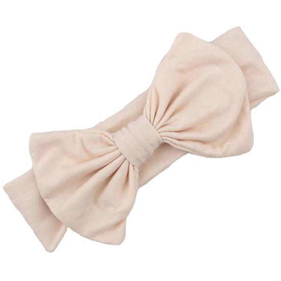 Cute Baby Toddler Solid Candy Color Bowknot Bow Stretch Headband Hair Band Accessory