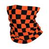 Geometric Checkered Plaid Pattern Bandana Neck Warmer Women Men Winter Hiking Camping Tube Scarf Gaiter Motorcycle Face Cover