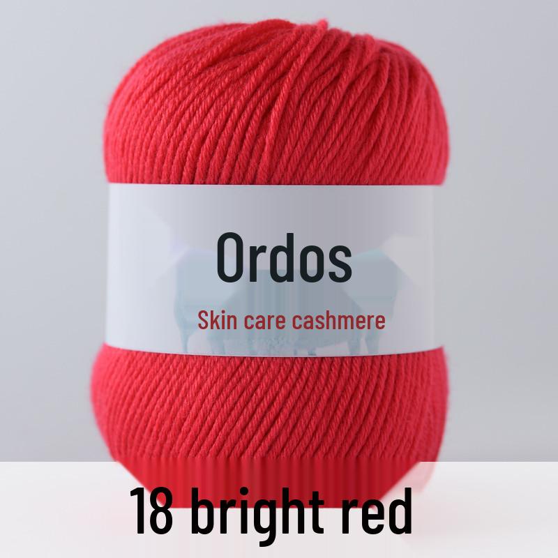 Genuine Baby Cashmere Yarn: Hand-Knitted Scarf for Infants & Toddlers, Medium Thick Milk Cotton for Crochet.