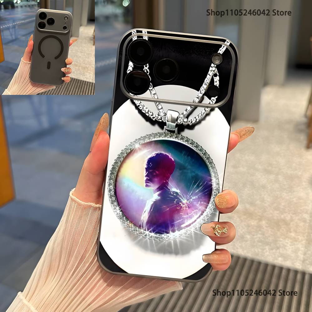 

T-Tony Boy UFORIA Для iPhone 17,16,15,14,13,12,11,Pro,Max,Plus Магнитный Беспроводная Зарядка Прозрачный серый Чехол для Телефона iPhone12