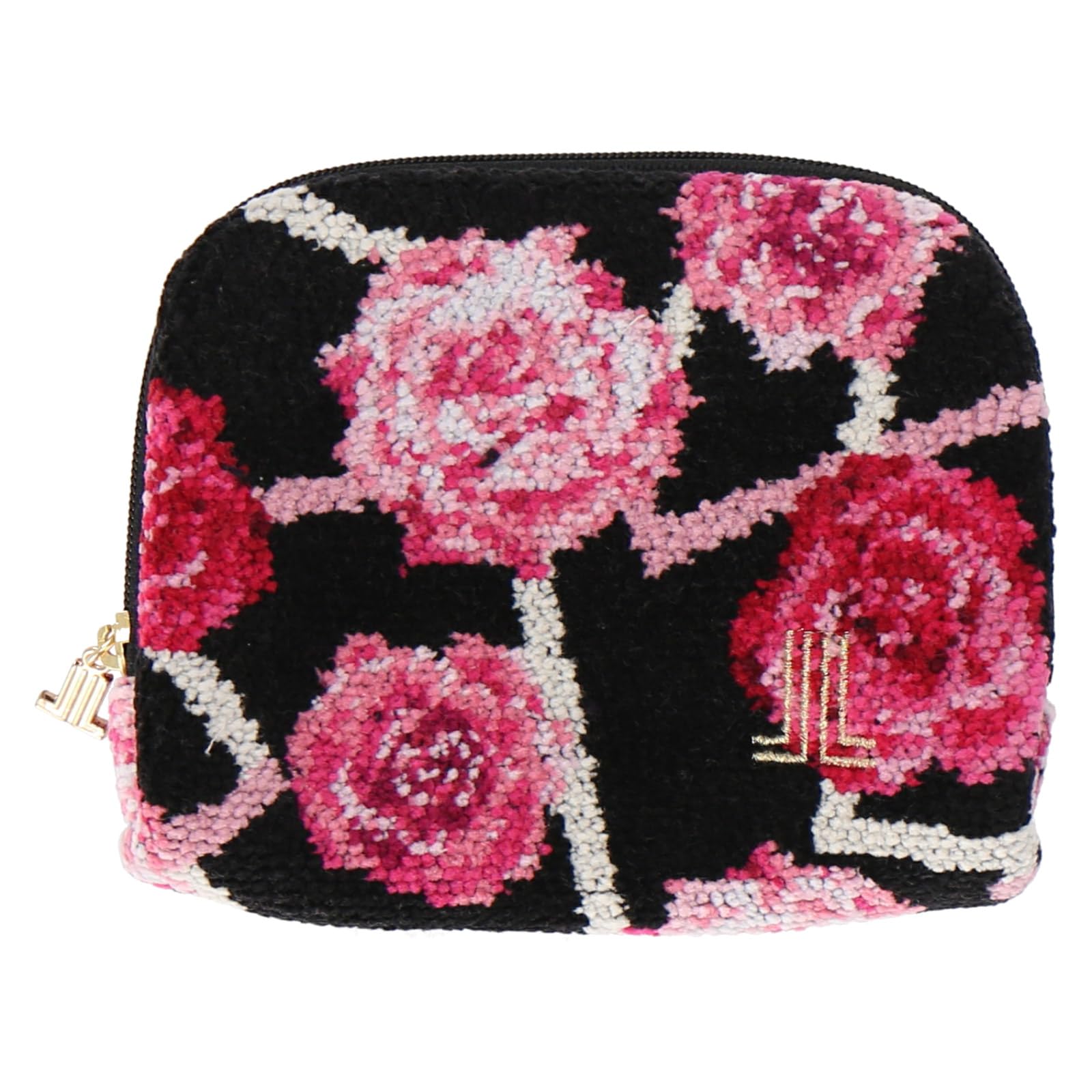 

Pouch Chenille Pouch 08705002 Handkerchief Women 08705002A Black 14cm wide x long x 3cm deep [Lanvin Collection] Approx. 10.5cm чорний