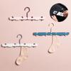 Foldable Clothes Hanger Portable Travel Drying Rack Home Non-slip Windproof Drying Rack Towel Sock Storage Rack Closet Organizer