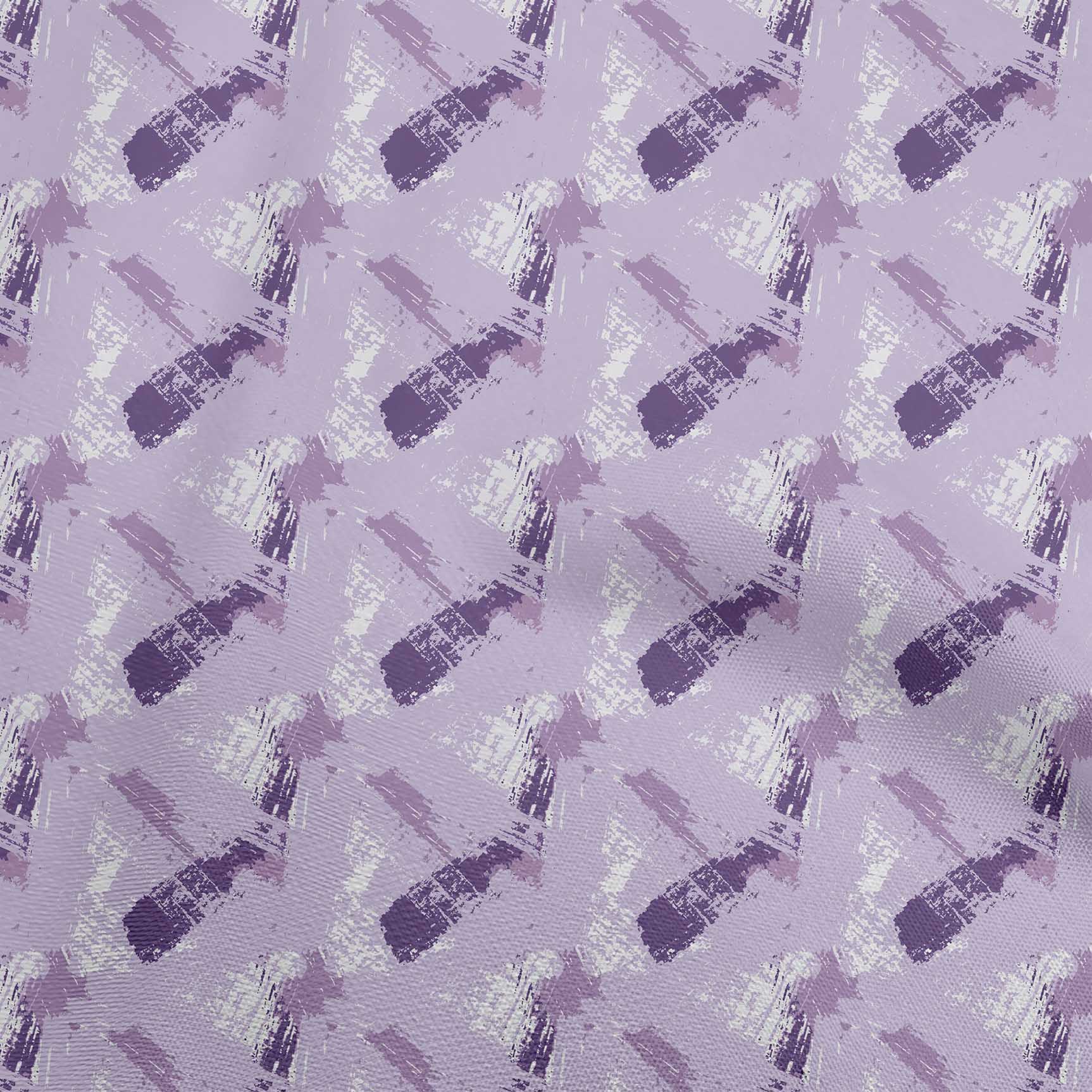 

OneOone Cotton Flex Green Fabric Abstracts Швейна тканина у дворі, друкований одяг своїми руками Швейні приладдя 40 дюймів 42 Inch Wide - Viscose Chiffon Фіолетовий