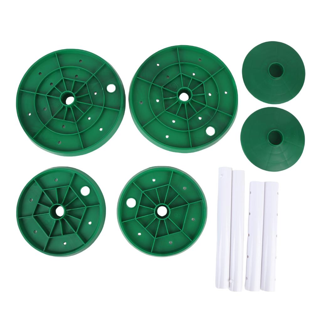 2 Sets Adjustable Height Plant Inserts with Drainage Hole Planter Filler Risers for Inside Flower