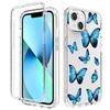 Pattern Printing Luxury Trendy Phone Cases for iPhone 14 Flower case Clear