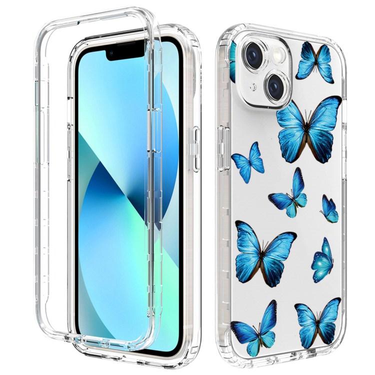 Pattern Printing Luxury Trendy Phone Cases for iPhone 14 Flower case Clear