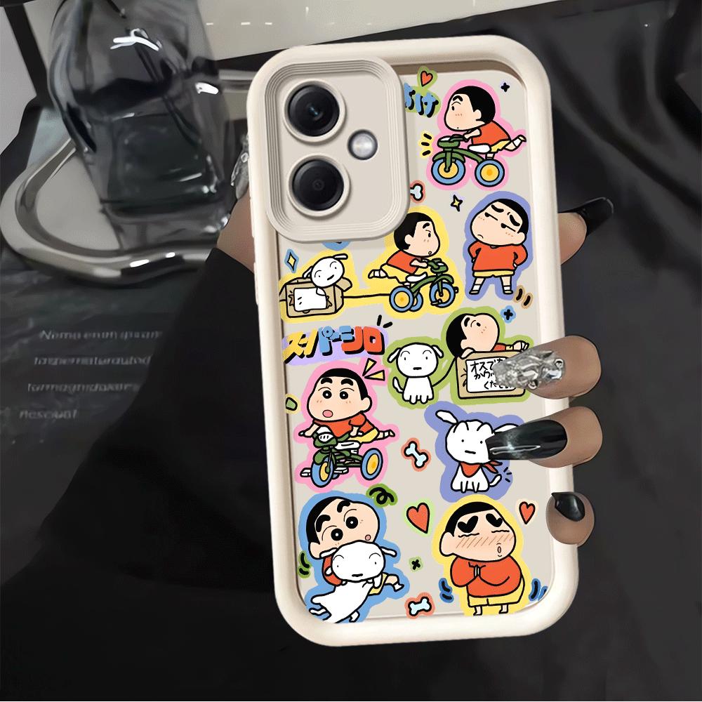 

Phone Cover Case for Xiaomi Redmi Note 14 Pro Plus 10 A1 A2 A3 A4 11 11s 13C Note 13 12s 12 14C 12C Colorful Crayon Shin Chan Redmi 13C 4G