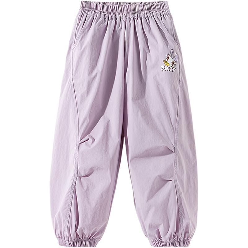 Disney Girls' Summer Cartoon Print Lightweight Anti-Mosquito Pants