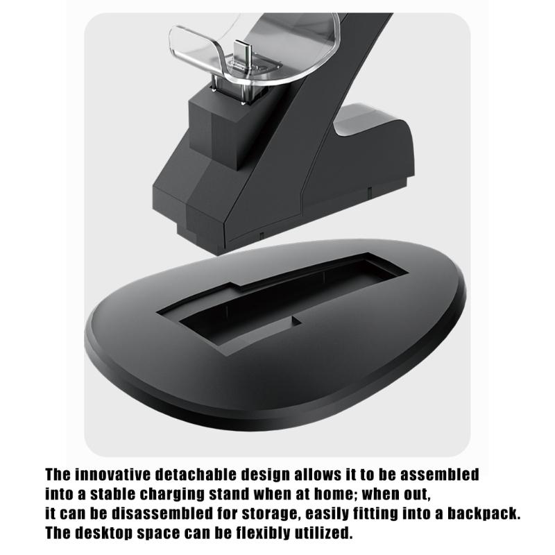 Double Fast Charging Dock with LED Indicator & Compact Design Controller Charging Station for Console 2 Controller