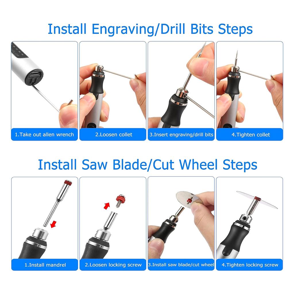 Wireless USB Rechargeable Engraving Tool Electric Engraver Engraving Tool Portable Engraver Engraving Pen