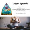 Handmade Orgone Pyramid Natural Crystal Reiki Chakra Orgonite Energy Generator Jewelry Home Office Decoration Gift