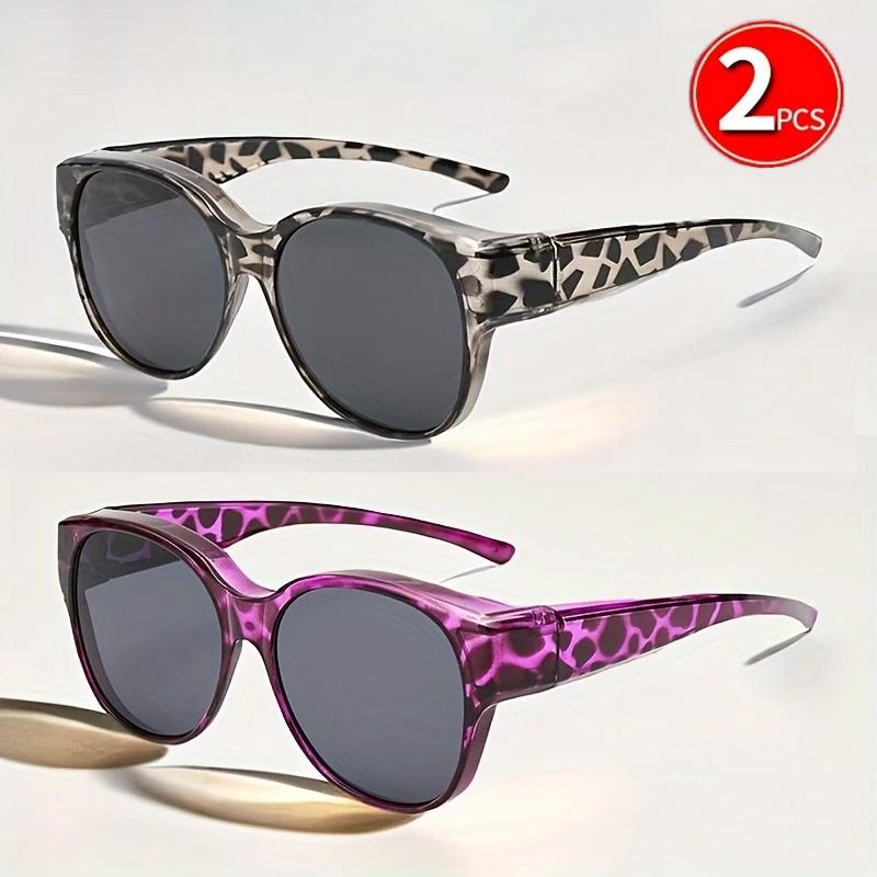 

Подходит для больших солнцезащитных очков, модные круглые солнцезащитные очки, идеальная повседневная одежда, портативные мужские и женские очки для вождения