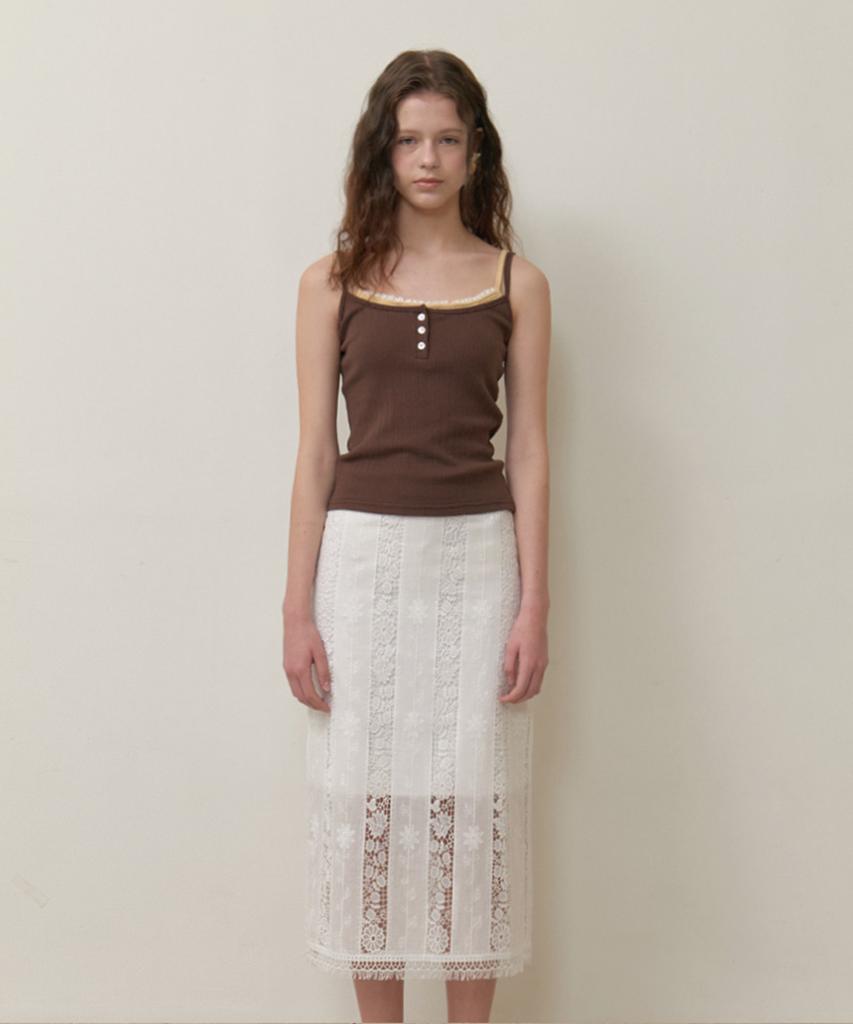 MURMURE Apond Punching Lace Skirt