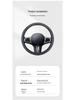 Borgward Steering Wheel Cover for BX7, BXI7, BX6, BX5, BX3 - Suede, Universal Four Seasons.