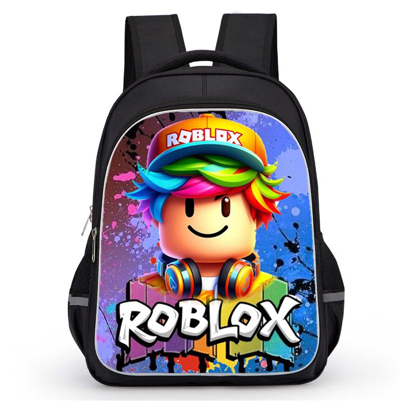 2026 new Roblox comfortable backpack with high-definition printed casual lightweight backpack