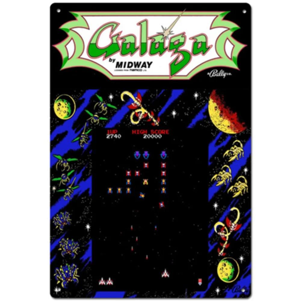 Arcade Game Reproduction Metal Sign Vintage Wall Plates Decor Retro Metal Poster Wall Tin Plates