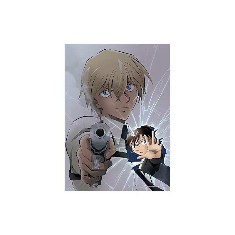 Epoch 500-Piece Jigsaw Puzzle "Detective Conan: The Detective and Triple Face" (38x53cm) 06-507s, Includes Glue, Spatula, and Score Ticket