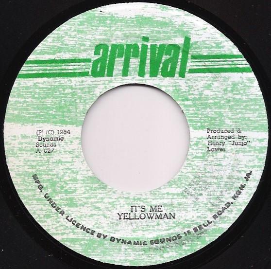 

7inch Record YELLOWMAN - It s Me A027 Arrival 1984 Jamaica Reggae, Ska & Dub Used