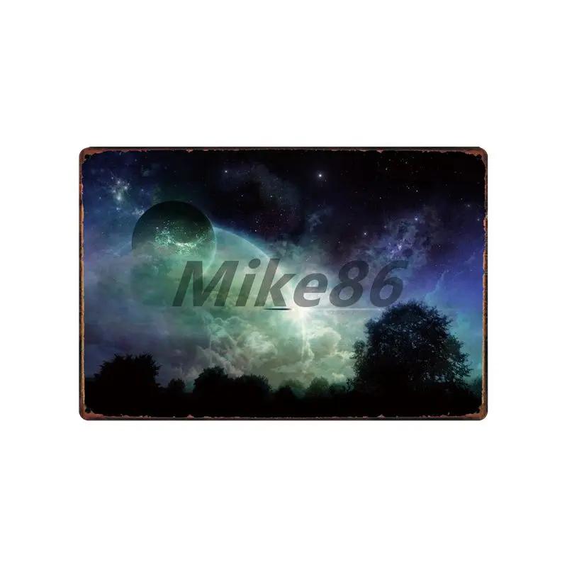 [ Mike86 ] Wanring AREA 51 I WANT TO BELIEVE UFO Aliens Metal Sign Wall Plaque Poster Custom Painting Room Decor Art LT-1695