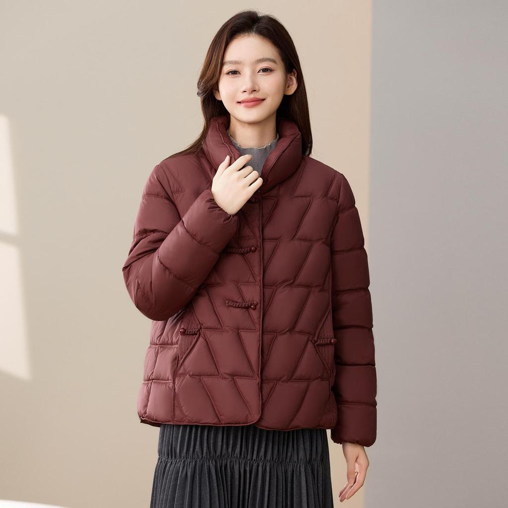 Women's Chinese-StyleJacket Winter Loose Short Quilted Coat