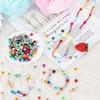 100pcs Colorful Smiley Face Beads - 10mm Acrylic Round Happy Face Loose Spacer Beads Spacer Beads for DIY Jewelry