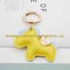 Exquisite Leather Couple Keychain Pendant for Car or Bag