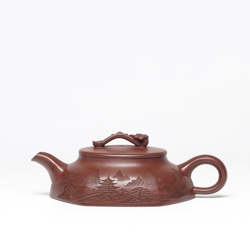 150ml Ancient Yixing Purple Clay Teapots Handmade Ruyi Pot Raw Ore Purple Mud Tea Maker Kettle Zisha Tea Set Gift Craft Supplies