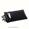 1PC Portable Squeeze Sunglasses Case- Pu Leather Soft Sunglasses Case Easy To Use Eyeglasses Case Pouch